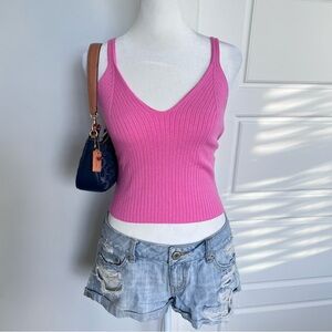 Divided V-Neck Pink Camisole